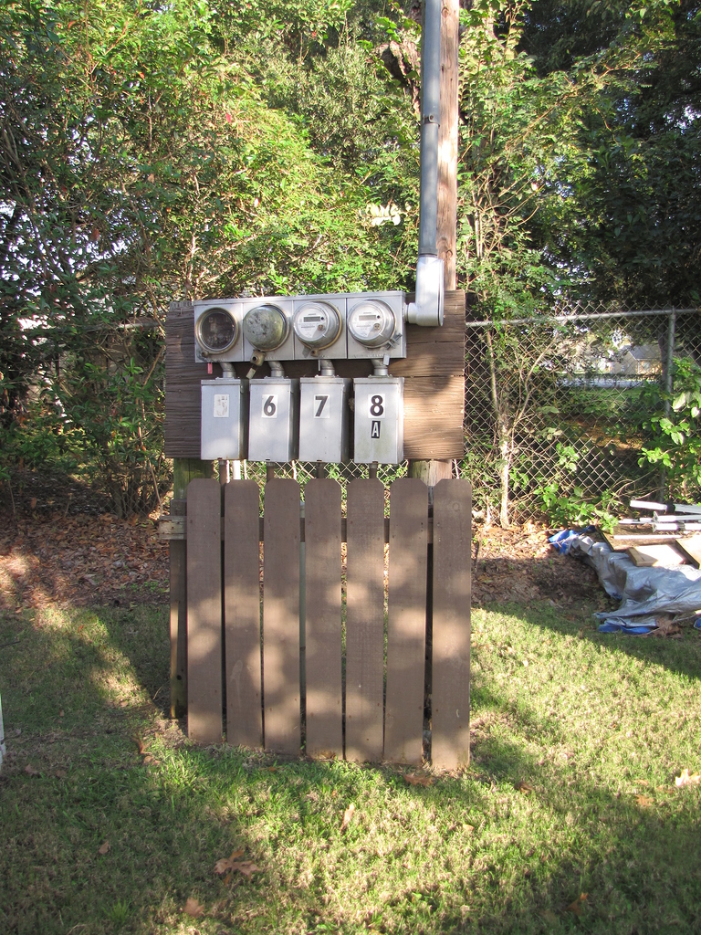 Electrical (sub)meter stations mobile home university Mobile Home